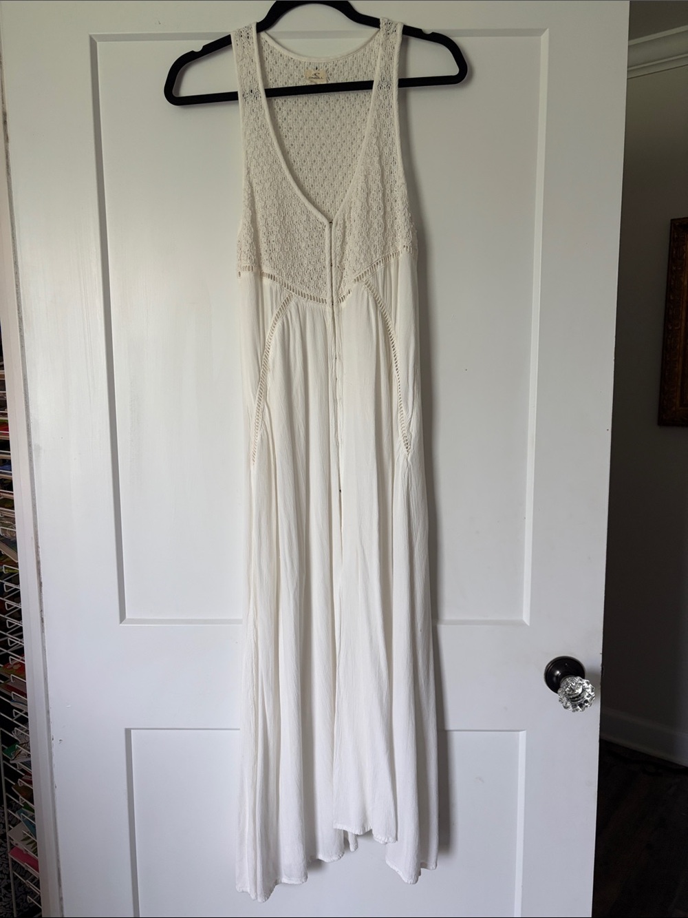 O'Neill Crochet Detail Maxi Dress